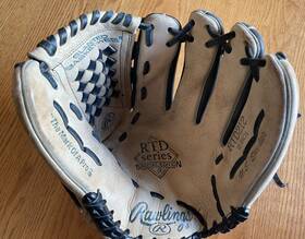 Rtd212 Rawlings Rtd Special Edition Black And Tan 12 Inch Leather Baseball Glove Rht