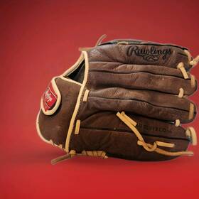 S1275h30 Rawlings Adult Baseball Glove - Used Condition Brown Leather. Worn Inch Size 12.5 S1275h30 Rawlings Adult Baseball Glove - Used Condition Brown Leather. Worn Inch Size 12.5