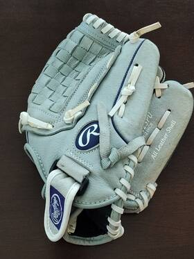 Scsb125pu Rawlings Sure Catch Youth Softball /baseball Glove 12.5 Inch Rht Purple Gray Leather