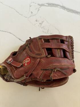 Sg96 Rawlings Sg 96 Softball Glove Mitt Rht 13 Inches Premium Series Deep Well Pocket