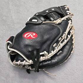 Stcm325bw Rawlings Sporting Goods Storm Series Youth Softball Catchers Glove 32.5 Inch Rh Throw