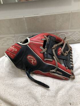 Ss1150ns Rawlings Boy S Fully Broken In Tight Fit 11.5 Inch Baseball Glove Right Hand Throw