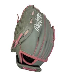 St1000gp Rawlings Storm St100gp 10 Inch Grey And Pink Glove Lht Left Handed Person