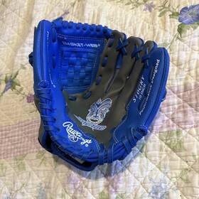 Stgiyb-10 Rawlings Players Series Sting 10 Inch Youth Baseball Glove Rht Blue/gray Nwt Stgiyb-10 Rawlings Players Series Sting 10 Inch Youth Baseball Glove Rht Blue/gray Nwt