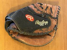 Rawlings Vsb130 Vise 11.5 Inch Softball Glove Right Hand Throw Leather Brown-black Used