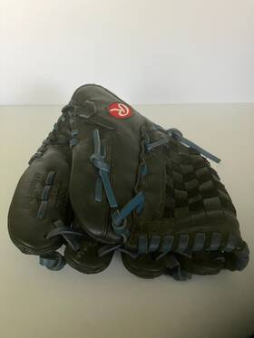 Wrs125 Rawlings Mens Black/blue 12.5 12 1/2 Baseball Glove Mitt