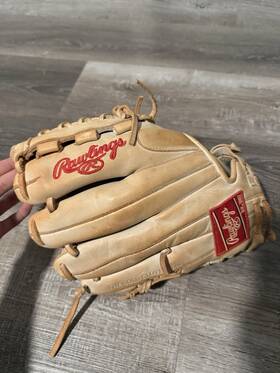 Rawlings Zp1200 Rht 12 Inch Softball Glove Basket Web Beige/red