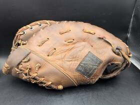Tg-45 Regent Vintage Catchers Mitt Baseball Glove Professional Fr Left Handed