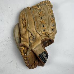 G1236 Revelation Vintage Baseball Genuine Leather Glove 9in Made In Tawain Lht