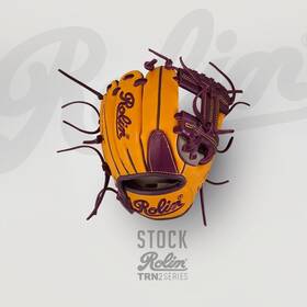 Trn2 Rolin 9.5 Inch Fielding Trainer I Web Steer Hide Yellow Purple Gray Rht