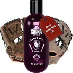 Sarna Baseball 313108579560 Glove Oil For Softball And Gloves 8 Oz Lanolin-based Fo