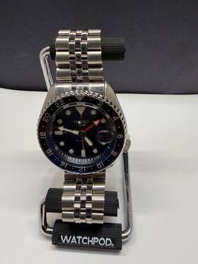 Seiko Ssk003 5 Sports Gmt Batman Colors Pre Owned Mint