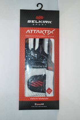 Slkg2003lh Selkirk Attaktix Pickleball Glove - Men Right Hand Black/white/black 1