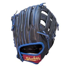 Bk-rb1150hwr Shoeless Joe Double Play 11.5 Inch Baseball Glove - Black/royal