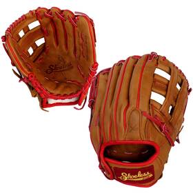 Bn-rd1150hwr Shoeless Joe Double Play 11.5 Inch Baseball Glove - Brown/red