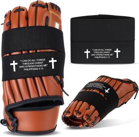 Yyw-simgoing-4889 Simgoing Christian Cross Softball Glove Wrap With Bible Verse Speeds Up Break In Process Yyw-simgoing-4889 Simgoing Christian Cross Softball Glove Wrap With Bible Verse Speeds Up Break In Process