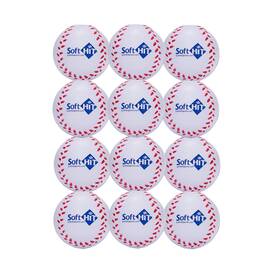 Soft Hit 615435230788 Baseball/softball Training Foam Ball 12 Pack White