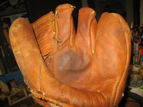 Clp8 Sonnett Vintage Three Finger Baseball Glove Mitt Right Handed Thrower