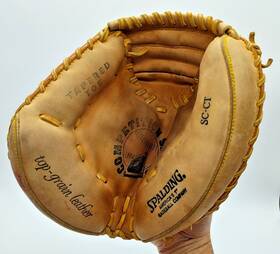 42-514 Spalding 029321425149 Competition Series Catcher Mitt Glove Lht Top Grain Leather