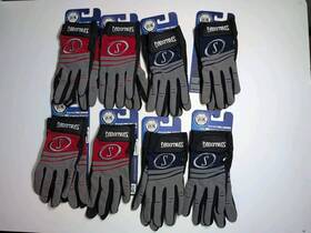 Spalding 029321460232 Lot Of 8 M And S Adult Baseball Pro Series 3m Batting Gloves Navy Red