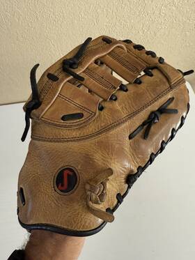 42-261 Spalding 1st Base Top Flite Baseball Mitt Glove First Leather Rht