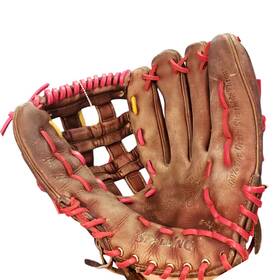 42-3071 Spalding Baseball / Softball Steerhide Leather Glove The Maverick Model Japan 12