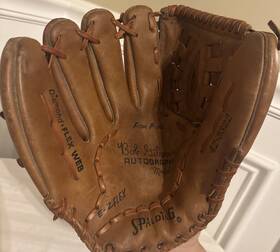 42-3322 Spalding Bob Gibson Autograph Model Baseball Glove Catch R Throw L
