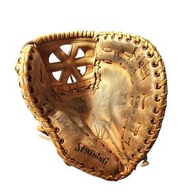 42-465 Spalding Vintage First Baseman Glove Right Hand Thrower 12.5in Tan