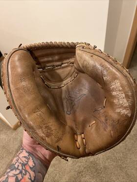 42-763 Spalding Mitt Tom Haller Professional Vintage