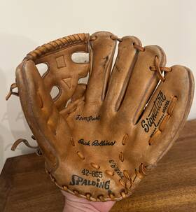 42-865 Spalding Model Signature Right Hand Throw Rh Super-flex Web
