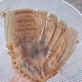 42-9103 Spalding Vtg Jim Palmer Baseball Glove Jp-4r Steerhide Professional Htf