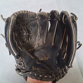 42-927 Spalding Frank Viola Baseball Glove Right Hand Throw Stadium Series Black