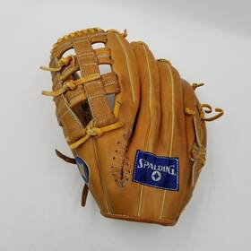 42-9308 Spalding Vtg Carl Yastrzemski Signature Leather Staff Baseball Glove Lht