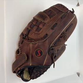42-9885 Spalding Sc1-l Baseball Glove 13.5 Inch Rht Mlb Oil Tan Leather