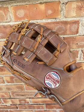 423035 Spalding American National Gary Matthews 12 Inch Baseball Mitt Glove Lht