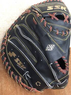 Ssk 042664010230 Black Catchers Mitt Glove Clp-23 Medal Pro Rht Right Hand Baseball Oiled