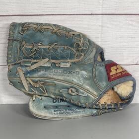 Dg-2500dx-b Ssk Dimple Ii Rare Blue Lht Rhc Lefty Baseball Glove Great Shape