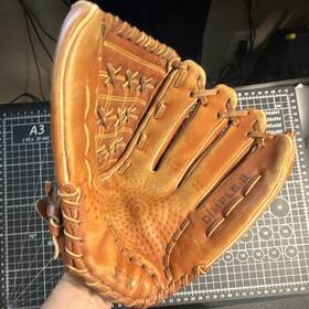 Usg-80 Ssk Dimple-ii Brown Leather Baseball Softball Glove Dimple Process