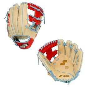 Z7-1150cmlcolred1 Ssk Z7 Specialist 11.5 Inch Infield Baseball Glove