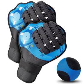Wbgs-7-9 Strdfeve Water Ball And Gloves Set Bouncing Balls Adjustable Blue