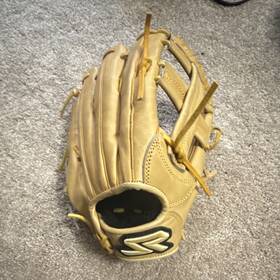 Sbg-ds107c Sure Play Beige Leather 5 Finger Baseball Glove Professional Player Tan
