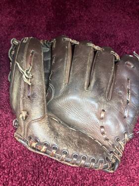 76557 Top Star Vintage Baseball Glove Leather Left Hand Japan