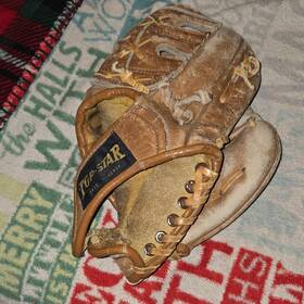 T12-850 Top-star Leather Baseball Softball Glove Basket-web 12 Inch Lh Vintage