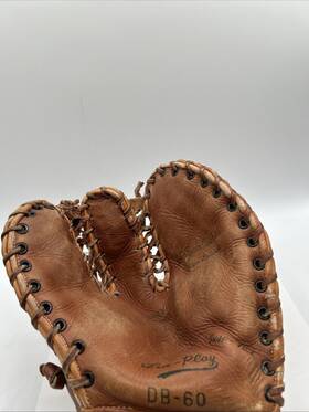 Db60 Tru-play Baseball Glove Major League Model Rht Nylon Stitching With Cowhide