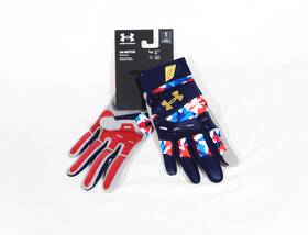 1373022 Under Armour Motive Womens Softball Batting Gloves Sz L New 410 Rare