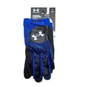 1378764-002 Under Armour Mens Clean Up Baseball Batting Gloves Blue Pair