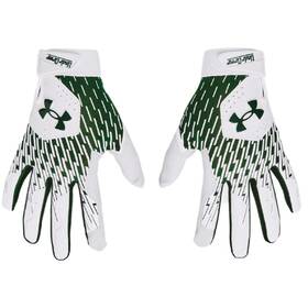 1378764 Under Armour Mens Clean Up Baseball Batting Gloves Green/white Large