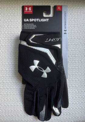 1278206-001 Under Armour 190086237695 Ua Spotlight Adult Batting Gloves Style Sz Xl Msrp 59