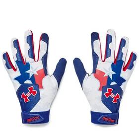 1378762-400 Under Armour 195251613298 Ua Clean Up Adult Baseball Batting Gloves Size M