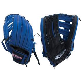 Us Games 842569079741 12 Inch Baseball Glove Blue - Fits Right Hand For A Left Handed Thrower